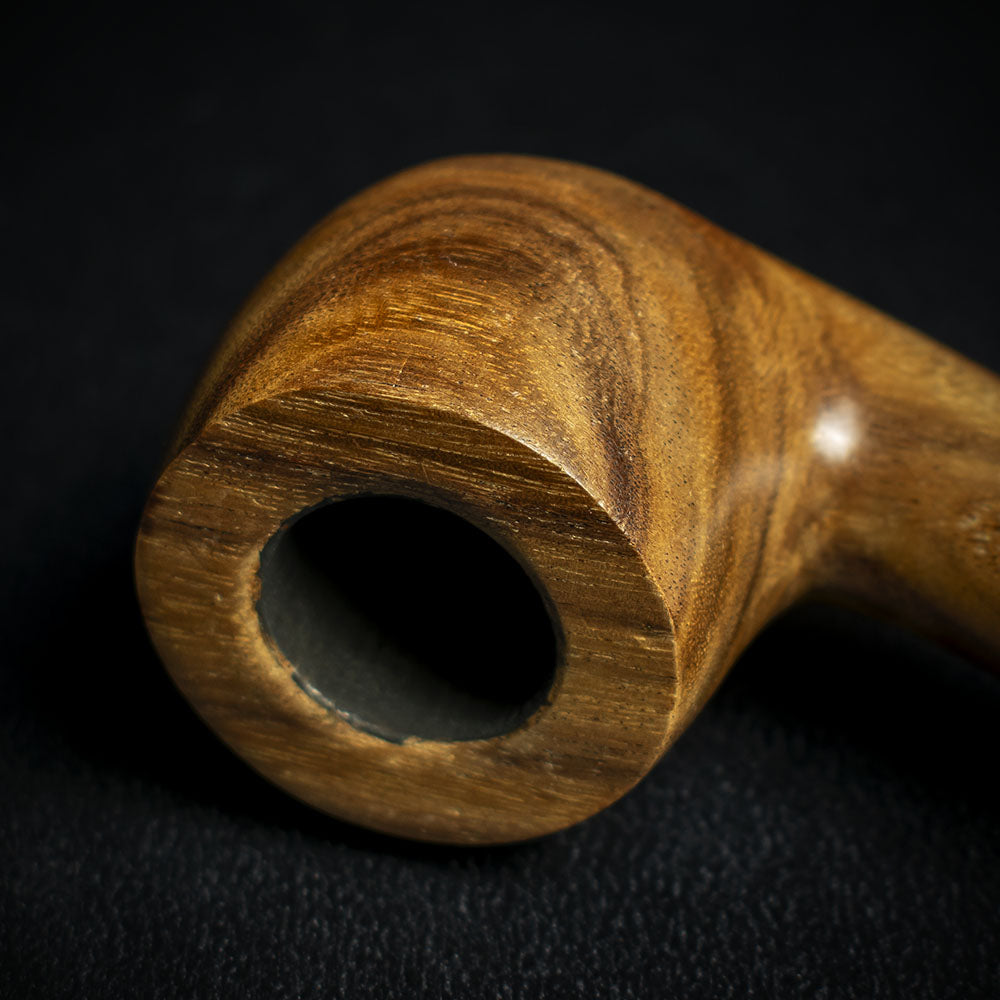 Smoke-King Cashew Wood Bent Pipe With 9mm Filter - Image 5