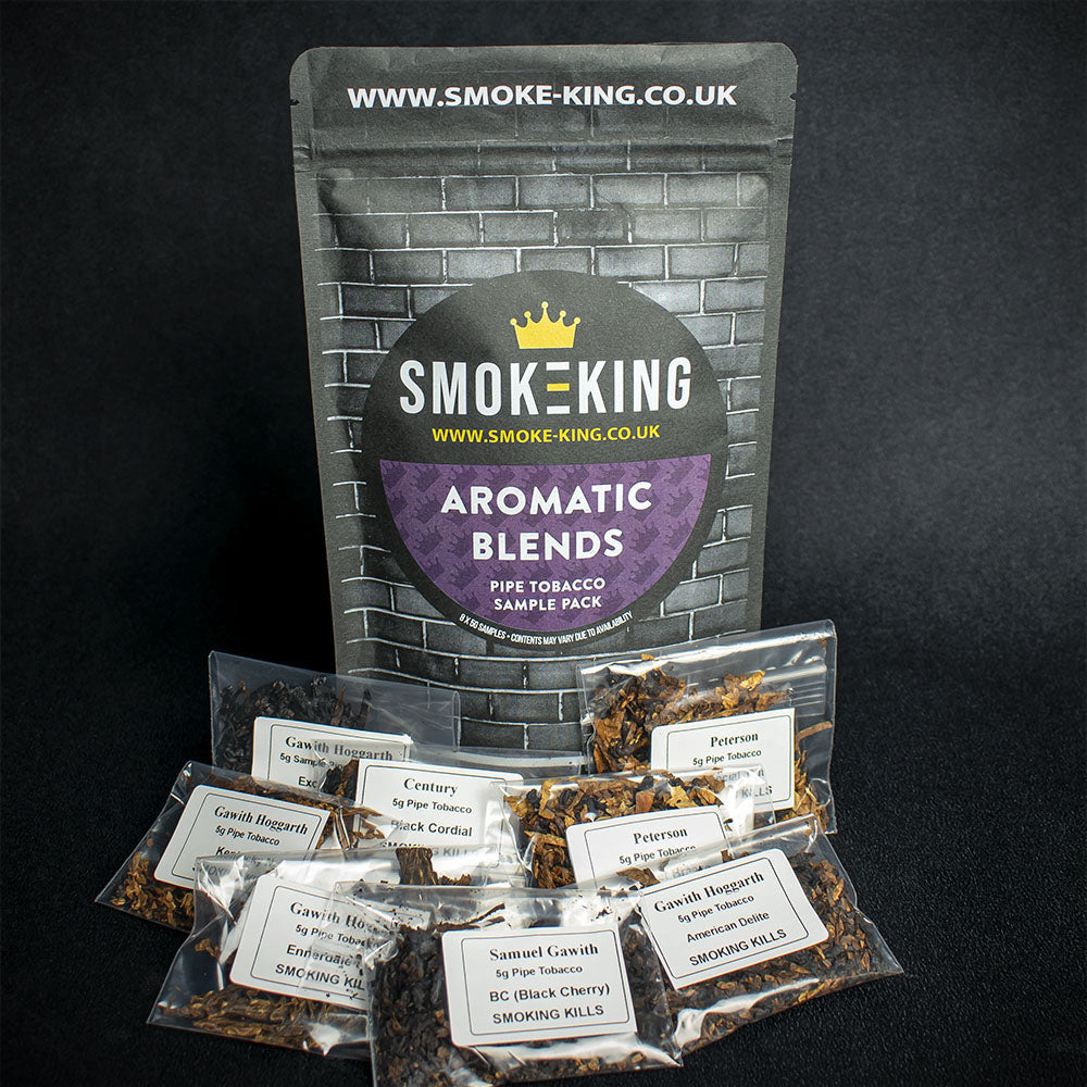 Smoke-King Aromatic Pipe Tobacco Sampler Pack 8 x 5g - Image 2