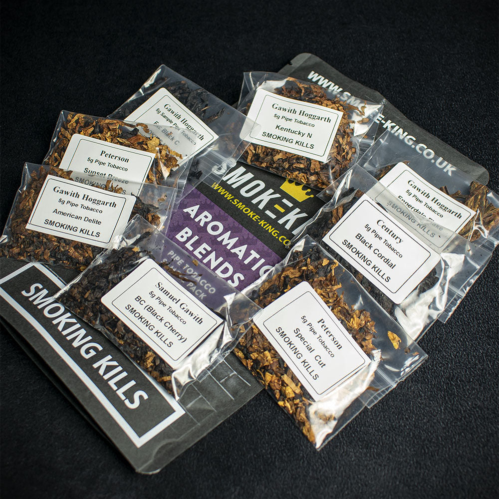 Smoke-King Aromatic Pipe Tobacco Sampler Pack 8 x 5g - Image 3