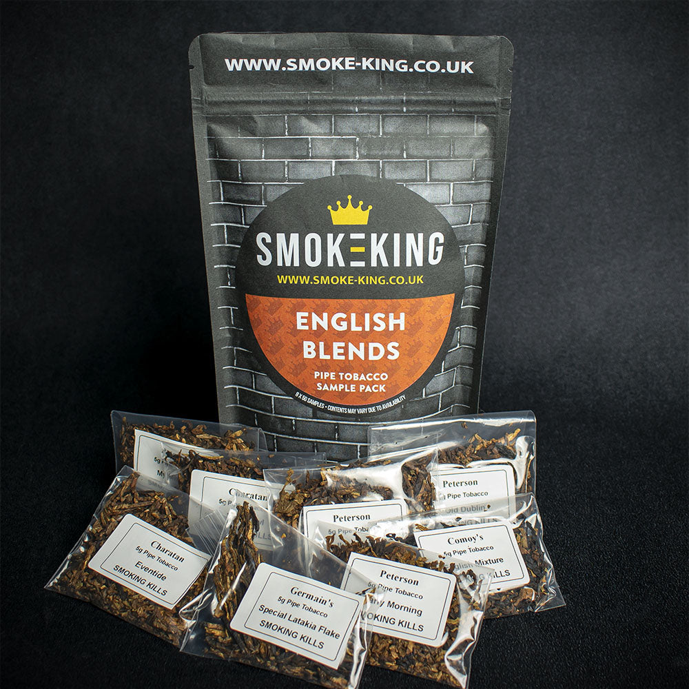 Smoke-King English Blends Pipe Tobacco Sampler Pack 8 x 5g - Image 2