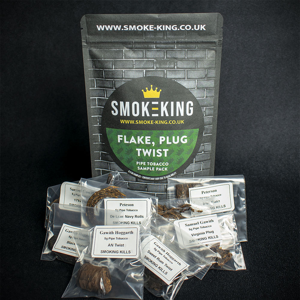 Pipe Tobacco Sample Pack Flake Plug and Twist 8 Pack - Image 2