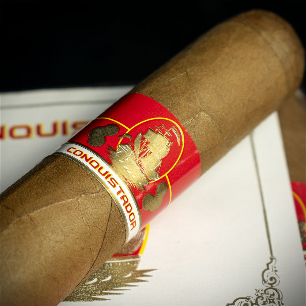 Conquistador Robusto Handmade Cigar Ecuadorian Wrapper Nicaraguan Binder Medium - Image 4