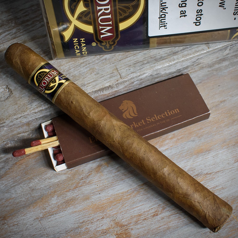 Quorum Classic Churchill Nicaraguan Handmade Cigar Single Stick - Image 2