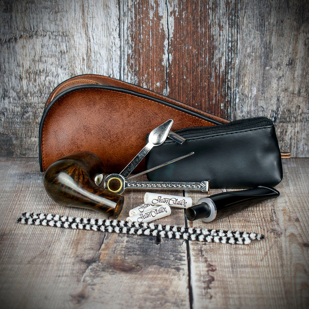 Smoke-King Pipe Smoker's Starter Kit with Straight Briar Pipe - Image 4