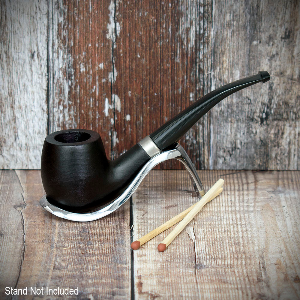 Sarome Beechwood Bent Smooth Tobacco Pipe 135mm - Image 2
