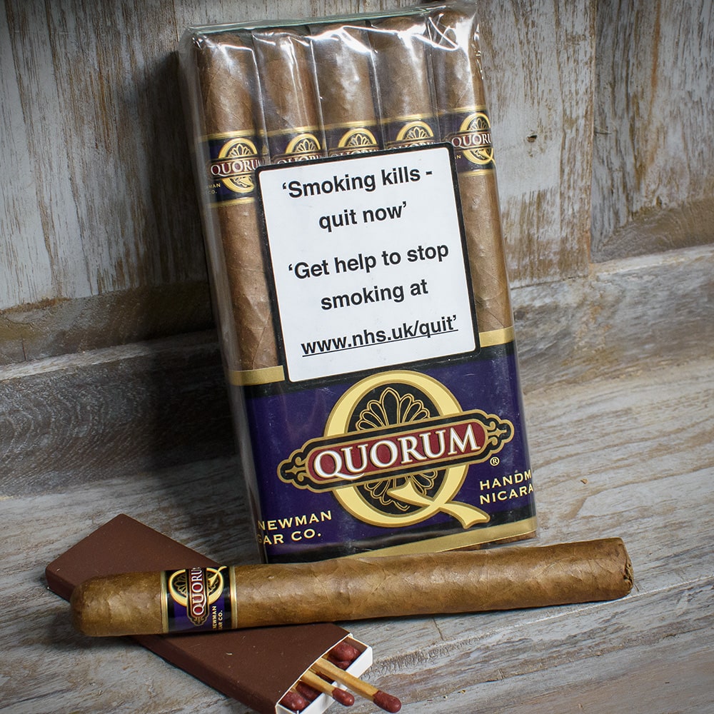 Quorum Classic Churchill Nicaraguan Handmade Cigar Single Stick - Image 3